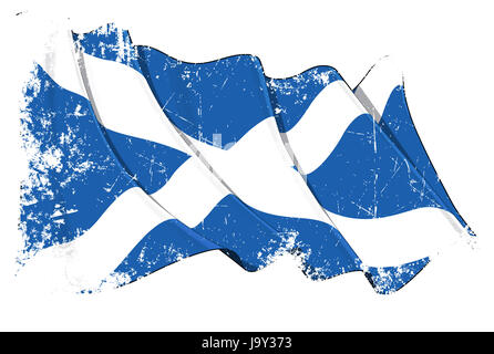 Commonwealth, Flagge, Schottland, Schottland, Edinburgh, Commonwealth, Emblem, Stockfoto