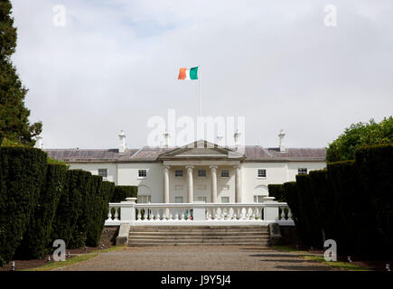 Aras ein Uachtarain, die offizielle Residenz des irischen Präsidenten, Phoenix Park, Dublin Stockfoto