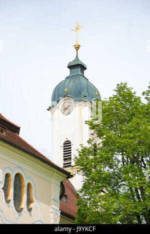 Eine Wallfahrt Kirche von Wies, Bayern, Deutschland. UNESCO-Weltkulturerbe Stockfoto