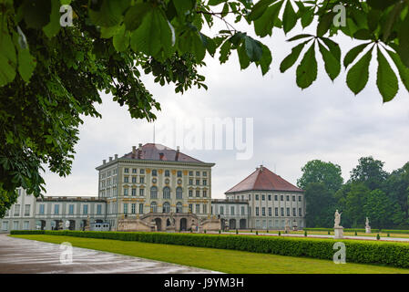 München, Deutschland - Juni 8. 2016: Schloss Nymphenburg in München. Burg der Nymphe Stockfoto