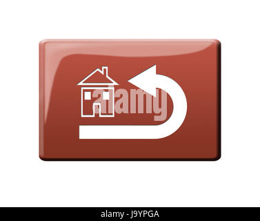 zurück zum Warenkorb Stockfoto