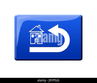 zurück zum Warenkorb Stockfoto