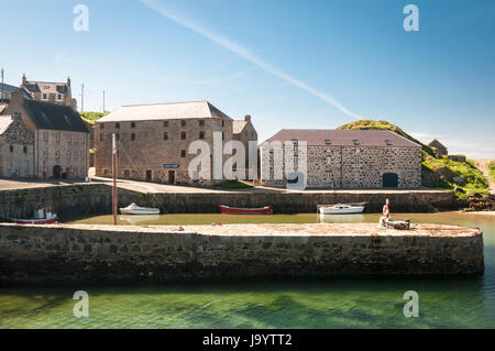 Portsoy Hafen in Aberdeenshire, Schottland Stockfoto