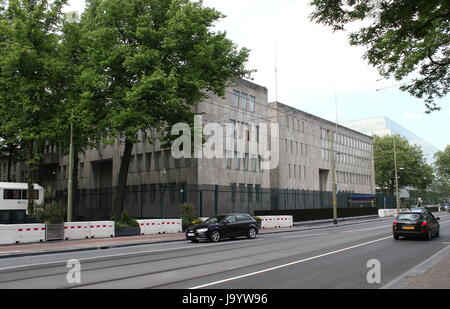 Amerikanischen Botschaft an der Lange Voorhout Street, den Haag (Den Haag), Niederlande. (Sommer 2017) Stockfoto