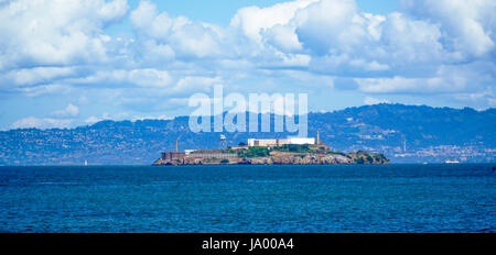 Das Alcatraz Gefängnis auf die Insel Alcatraz in San Francisco - SAN FRANCISCO - CALIFORNIA - 18. April 2017 Stockfoto