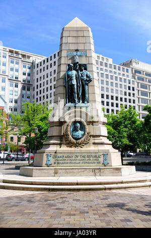 Die große Armee der Republik Gedenkstätte auf Pennsylvania Avenue, Washington DC, USA Stockfoto