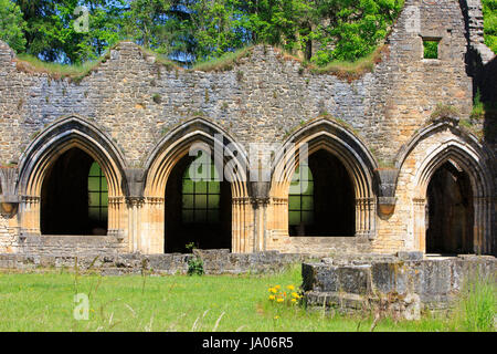 Mittelalterliche Ruinen von Orval Abbey in Villers-Devant-Orval, Belgien Stockfoto