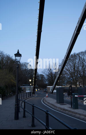 Aussicht vom Clifton Suspension Bridge in Bristol und Somerset UK Stockfoto