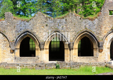 Mittelalterliche Ruinen von Orval Abbey in Villers-Devant-Orval, Belgien Stockfoto
