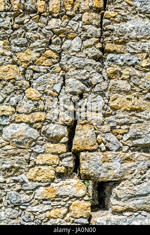 Serie umzusehen. Mittelalterliche Burgruine Stockfoto