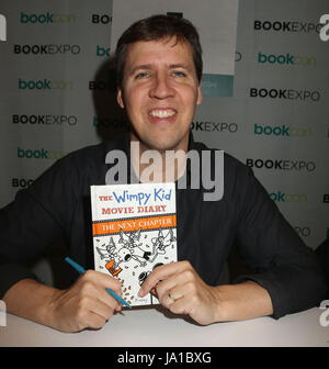 New York, New York, USA. 3. Juni 2017. Autor JEFF KINNEY besucht die BookCon 2017-Veranstaltung im Jacob Javits Center. Bildnachweis: Nancy Kaszerman/ZUMA Draht/Alamy Live-Nachrichten Stockfoto