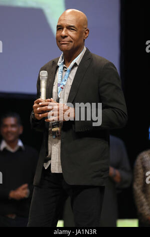 Bonn, Deutschland. 2. Juni 2017. Michael Dorn auf der FedCon 26 in Maritin Hotel. Bonn, 02.06.2017 | Nutzung weltweit Credit: Dpa/Alamy Live-Nachrichten Stockfoto