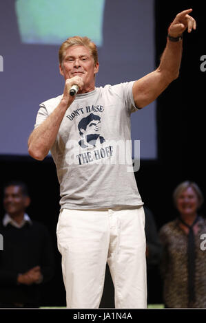 Bonn, Deutschland. 2. Juni 2017. David Hasselhoff auf der FedCon 26 in Maritin Hotel. Bonn, 02.06.2017 | Nutzung weltweit Credit: Dpa/Alamy Live-Nachrichten Stockfoto