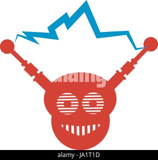 lustige Roboter Spielzeug Stock Vektor