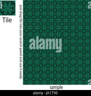 Martin Vogel in Fliesen oder nahtlose Muster Stock Vektor