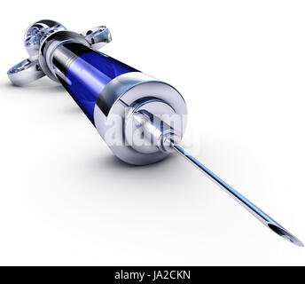 Arzt, Arzt, Mediziner, medizinische Praktiker, Wissenschaft, Schmerzen, impfen, Grippe, Stockfoto