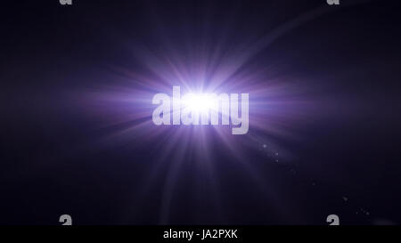 Lens-Flare-Effekt Stockfoto