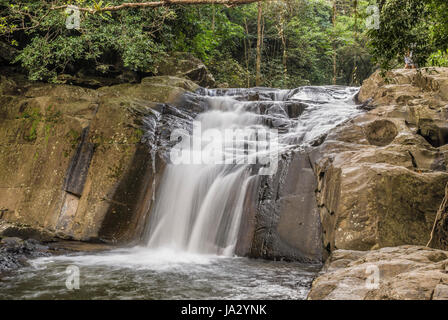 Pala-U Wasserfall, Kaeng Krachan Nationalpark, Thailand Stockfoto