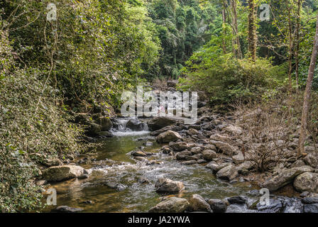 Pala-U Wasserfall, Kaeng Krachan National Park, Thailand | Pala-U Wasserfall, Kaeng Krachan Nationalpark, Thailand Stockfoto