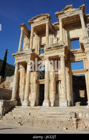 Türkei - Ephesus - Spalten - thater Stockfoto