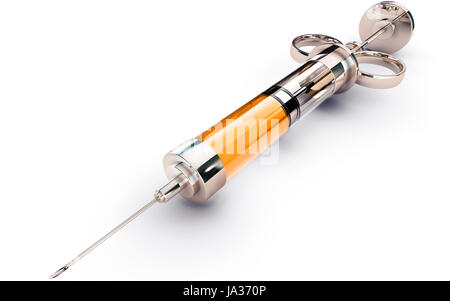 Arzt, Arzt, Mediziner, medizinische Praktiker, Wissenschaft, Schmerzen, impfen, Grippe, Stockfoto