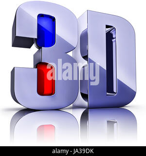 3D Filme Stockfoto