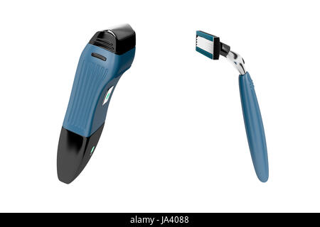 Elektro, Rasiermesser, Cutter, Rasierer, Gerät, Sicherheit, Sicherheit, Männer, Mann, Werkzeug, Stockfoto