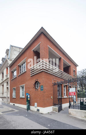 Torhaus, Villa Montmorency, Auteuil, Paris, Frankreich Stockfoto