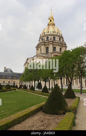 Hotel des Invalides, ist ein Gebäudekomplex im 7. Arrondissement von Paris, Frankreich Stockfoto