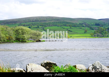 Bala Lake (Llyn Tegid) in Bala, Gwynedd, North Wales, UK. Stockfoto