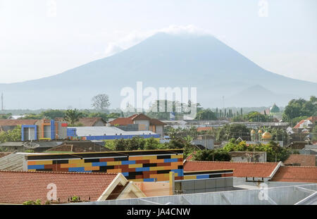 Siedlung im Bromo Tengger Semeru National Park in Java, eine Insel von Indonesien Stockfoto