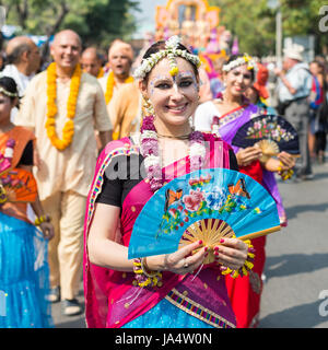 Chiang Mai Flower Festival Parade am 6. Februar 2016 in Chiang Mai. In diesem Jahr die weltberühmten Festival feierte ihr 40-jähriges bestehen. Stockfoto