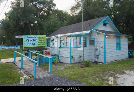 Cassadaga Florida spiritistischen Stadt der Hellseher und Medien Psychic Shop in Volusia County, Stockfoto