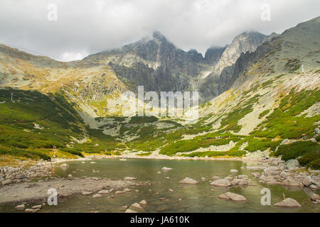 See in der hohen Tatra Stockfoto