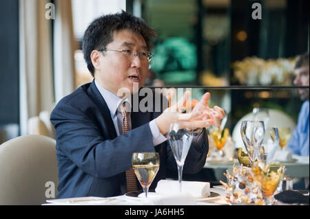 HA-JOON CHANG, Ökonom & Autor Stockfoto