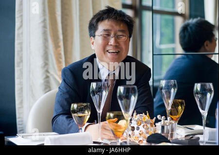 HA-JOON CHANG, Ökonom & Autor Stockfoto