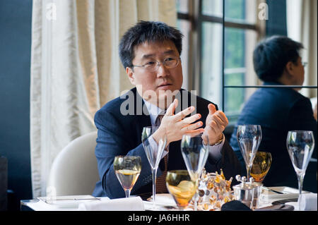 HA-JOON CHANG, Ökonom & Autor Stockfoto