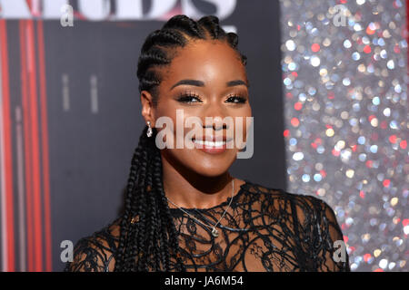 Rachel Adedeji Teilnahme an der British Soap Awards 2017 an The Lowry, Salford, Manchester. PRESSEVERBAND Foto. Bild Datum: Samstag, 3. Juni 2017. PA-Geschichte-SHOWBIZ-Soap zu sehen. Bildnachweis sollte lauten: Matt Crossick/PA Wire Stockfoto