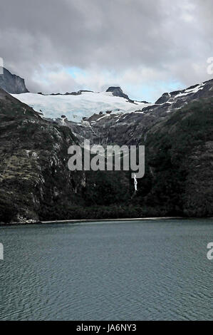 Francia Gletscher im Beagle-Kanal auf der Straße von Magellan am 27.02.2011 Stockfoto