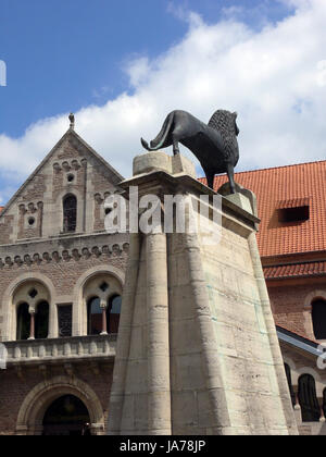 Braunschweiger Löwe Stockfoto