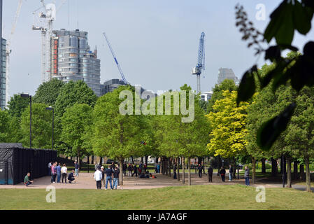 Vauxhall Lustgärten, London, UK Stockfoto