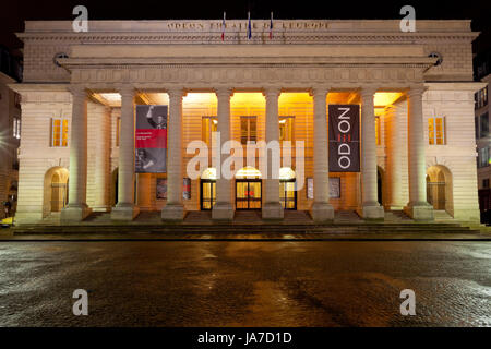PARIS, Frankreich - März 7: Odeon-Theater de l Europe. Es wurde ursprünglich zwischen 1779 und 1782 in Paris, Frankreich am 7. März 2013 Stockfoto