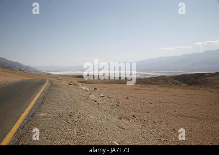 Wüste, Ödland, Wärme, Landschaft, Landschaft, Natur, Sand, Sand, Salz, Stockfoto