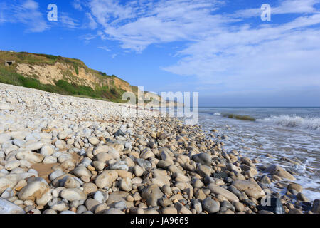 Frankreich, Calvados, Vierville sur Mer, Omaha Beach und Pointe du Hoc Stockfoto