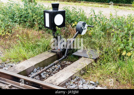 historischer Dampfzug - 4. Juni 2017 - Schierwaldenrath, Gangelt, Selfkant, Nordrhein-Westfalen, NRW, Deutschland, Europa Stockfoto
