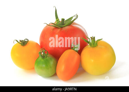 bunte Tomaten Stockfoto