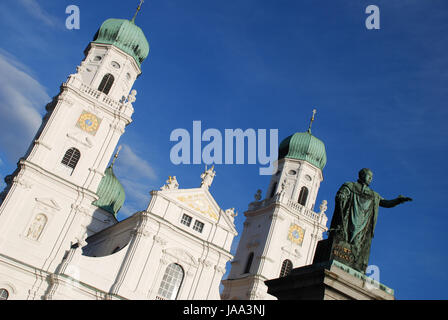 Denkmal, Kathedrale, Barock, Bayern, Universität, Bildungseinrichtung, Stockfoto