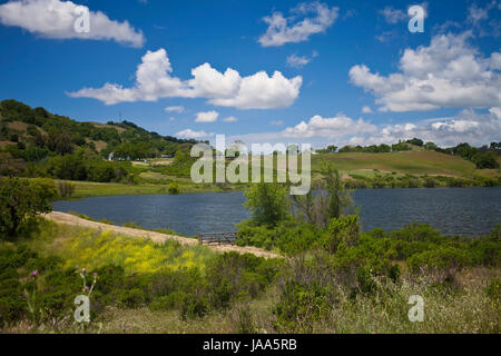 Dieses Bild wurde auf Grant Ranch befindet sich in San Jose, Kalifornien aufgenommen. Der Park bietet viele Meilen von Wandern, Angeln und camping im Park. Stockfoto