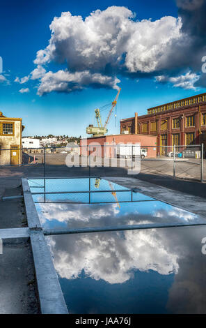 Mare Island Wolken, befindet sich in Vallejo, Kalifornien Stockfoto