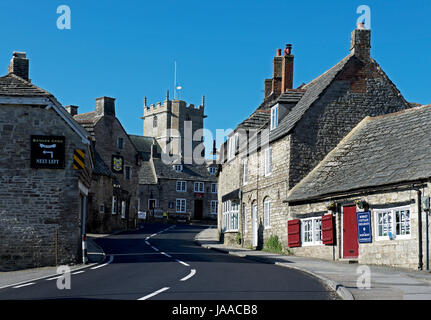 Corfe Castle, Dorset, England UK Stockfoto